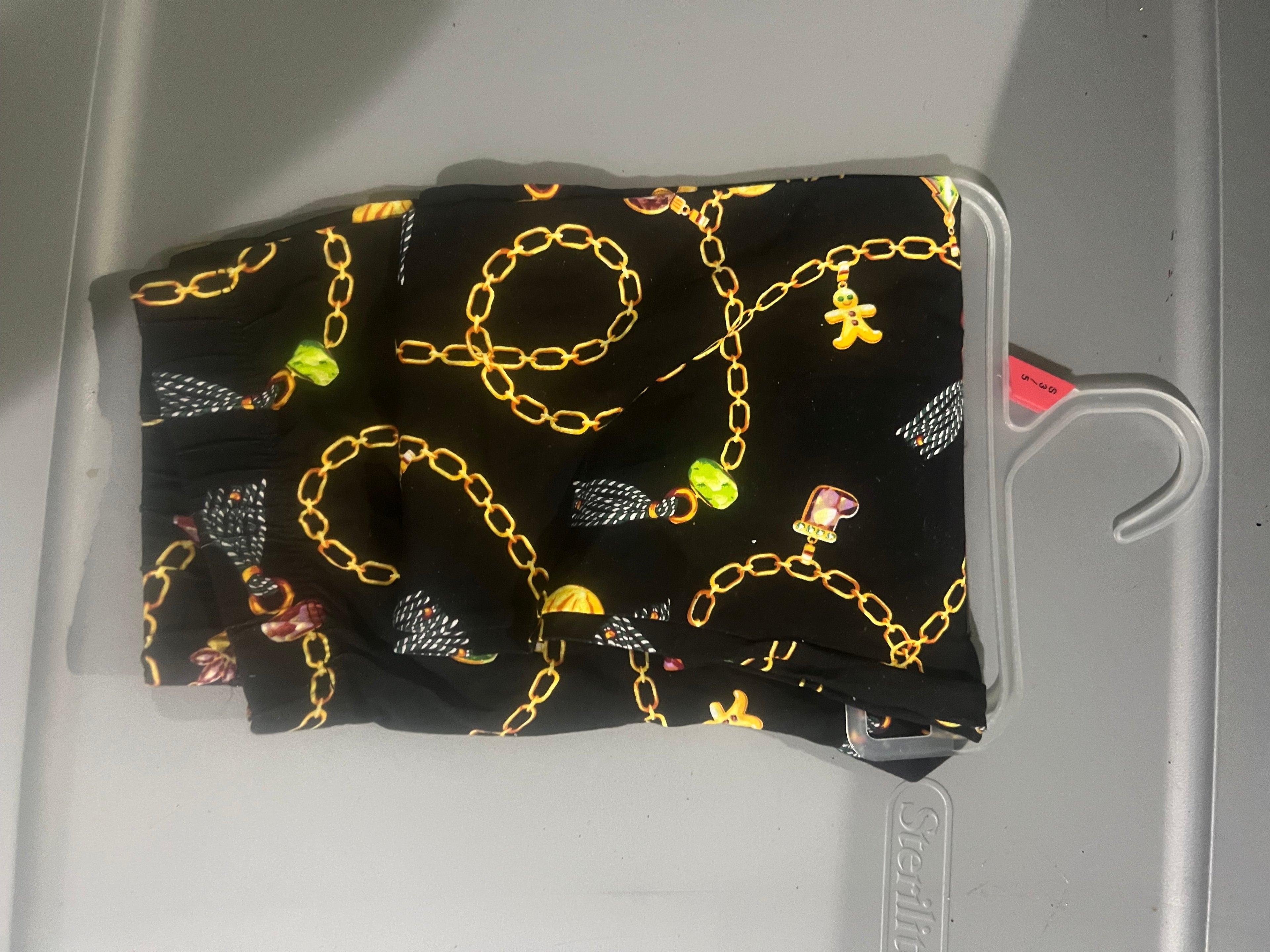 Women's Colorful Chain-Detail Leggings – New with Tags