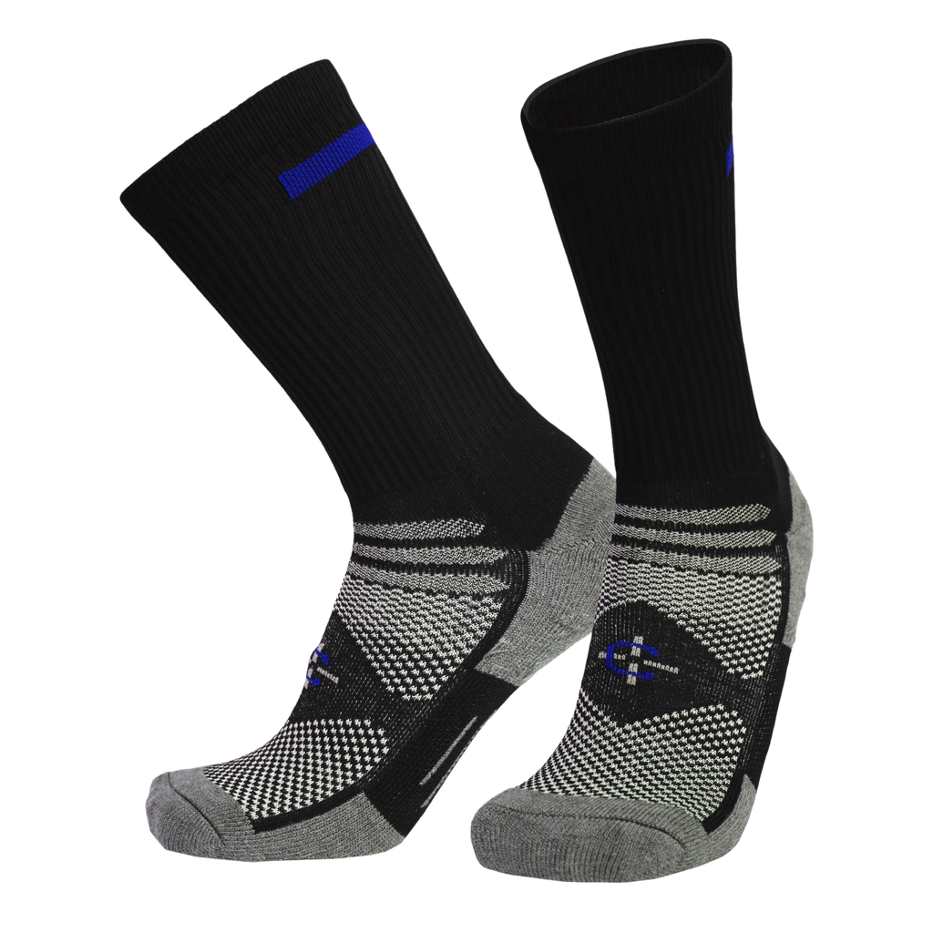 Blue Line Crew Sock
