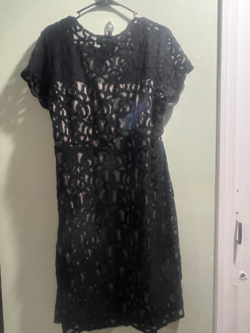 Black lace dress