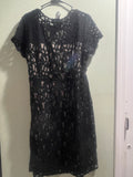 Black lace dress