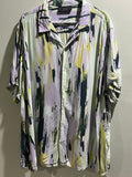 No Boundaries Men's Colorful Button Down Shirt – Plus Size 3XL
