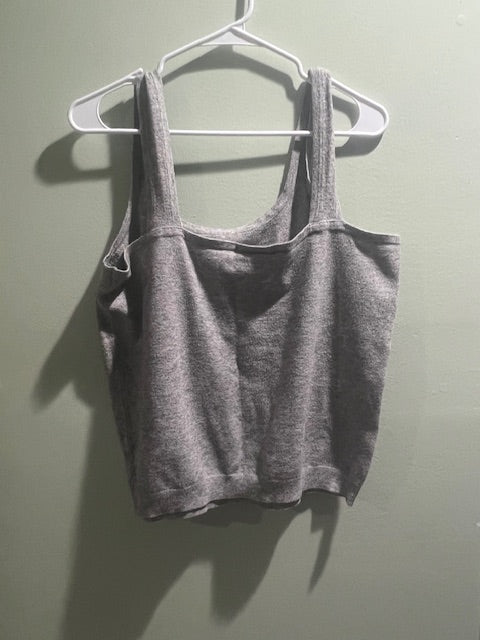 Time and Tru Gray Sweater Cami – Size XL