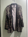 Love Nation Aztec Print Open Front Cardigan – Plus Size 3X