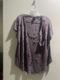 Mossimo Distressed Rayon Linen Tee – Size XL