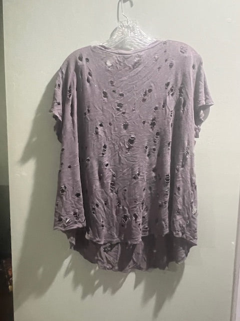 Mossimo Distressed Rayon Linen Tee – Size XL