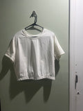 Wild Fable White Cotton Crop Top – Plus Size XXL