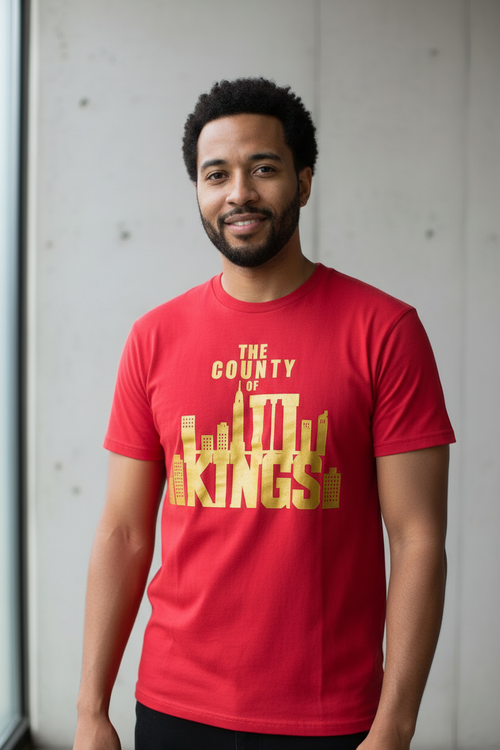 County of Kings tee - full shirt visible