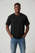 Goodfellow Black Tee on Model