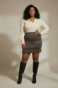 Lane Bryant Zigzag Print Skirt – Plus Size 28
