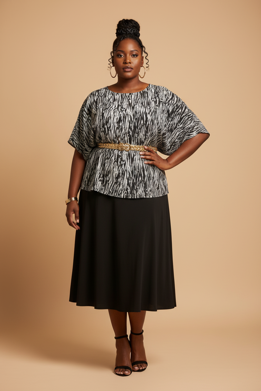 Lane Bryant Abstract Print Top - Styled