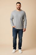 Long Sleeve Thermal Tee on Male Model