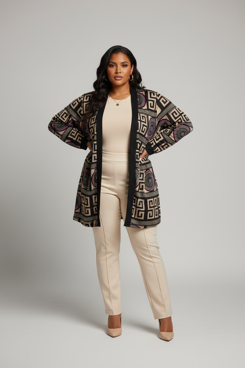 Love Nation Aztec Cardigan - Light Outfit